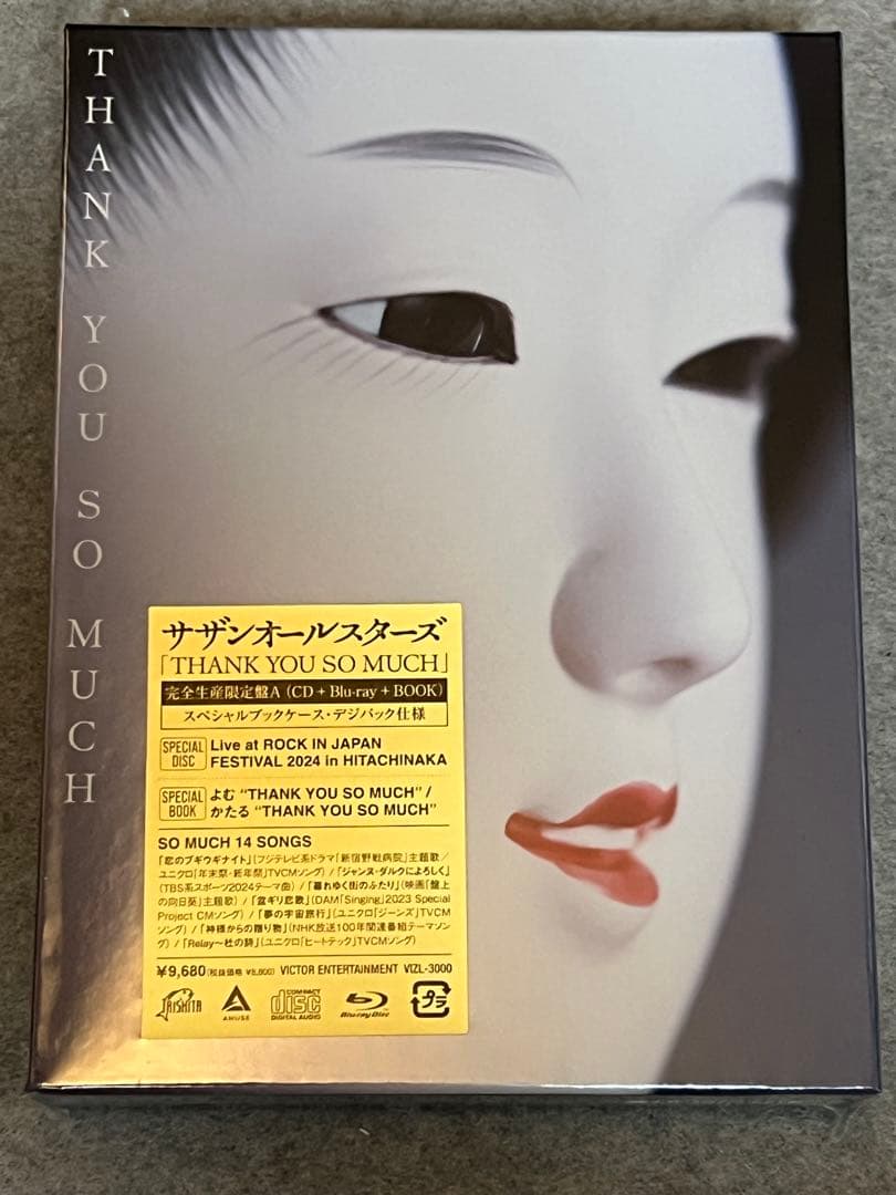 サザンオールスターズ THANK YOU SO MUCH ブルーレイ　新品未開封 Amazon.co.jp: LIVE TOUR 2025 「THANK YOU SO MUCH!!」 [通常盤] [Blu