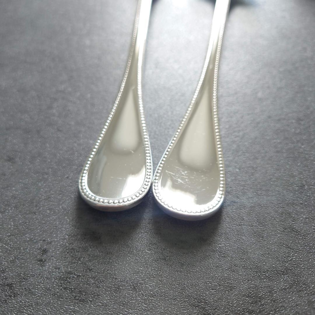 美品 クリストフル パール サービングフォーク サービングスプーン