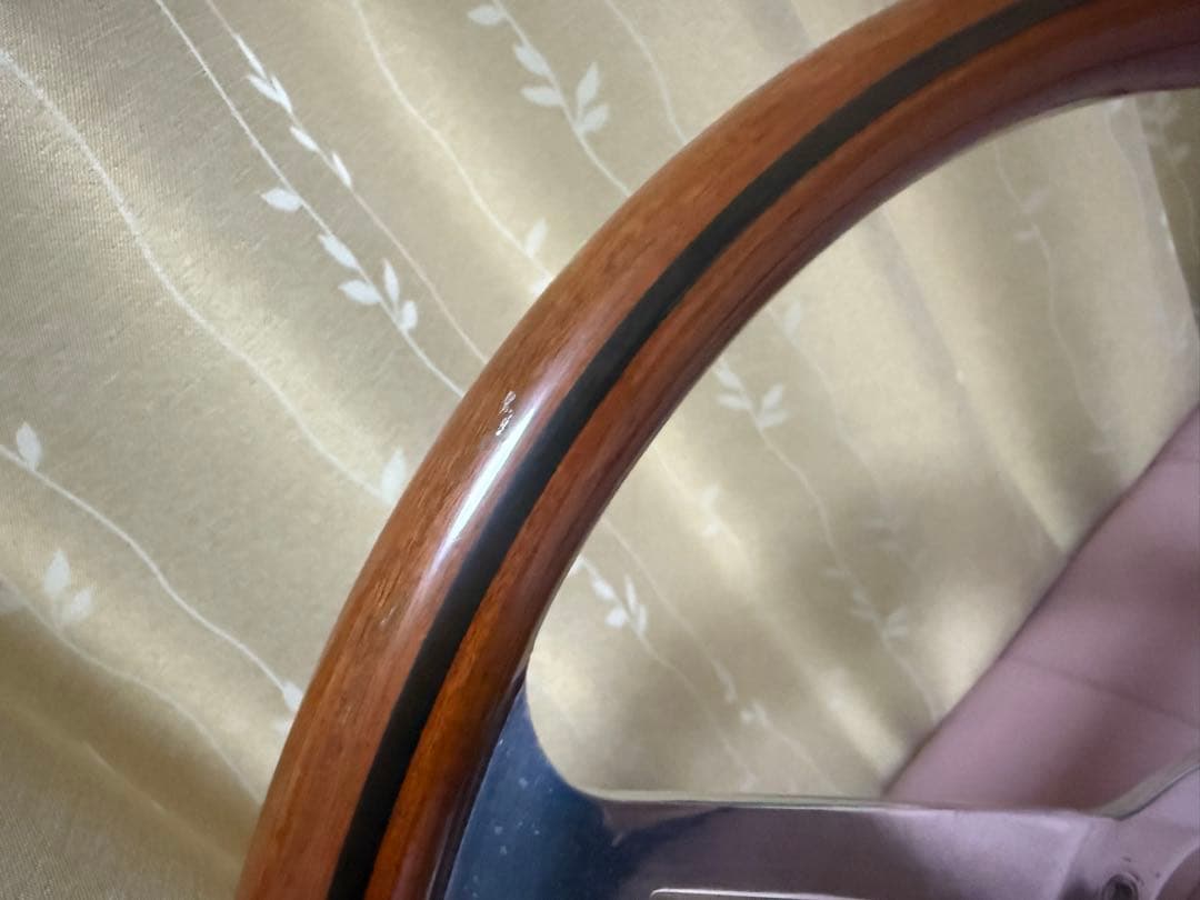 【当時物　ビンテージ】ナルディ クラシック　ウッド　ステアリング　36.5cm