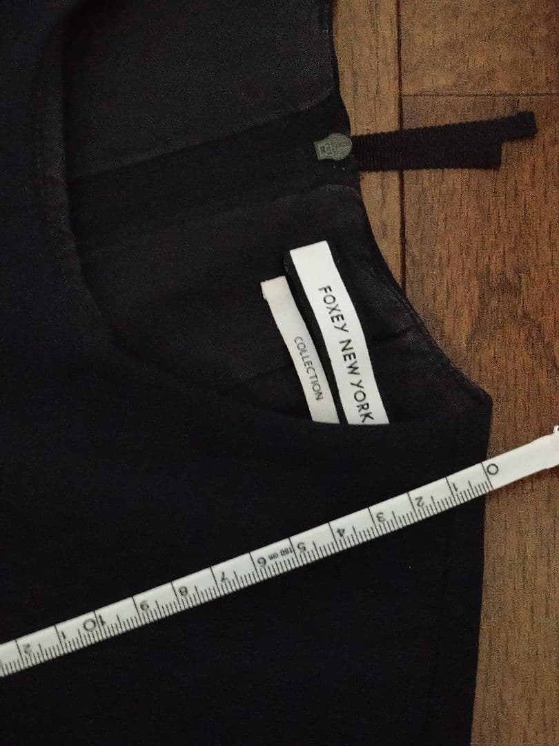 FOXY NEW YORK フォクシー 38 ノースリーブワンピース ネイビー - メルカリ