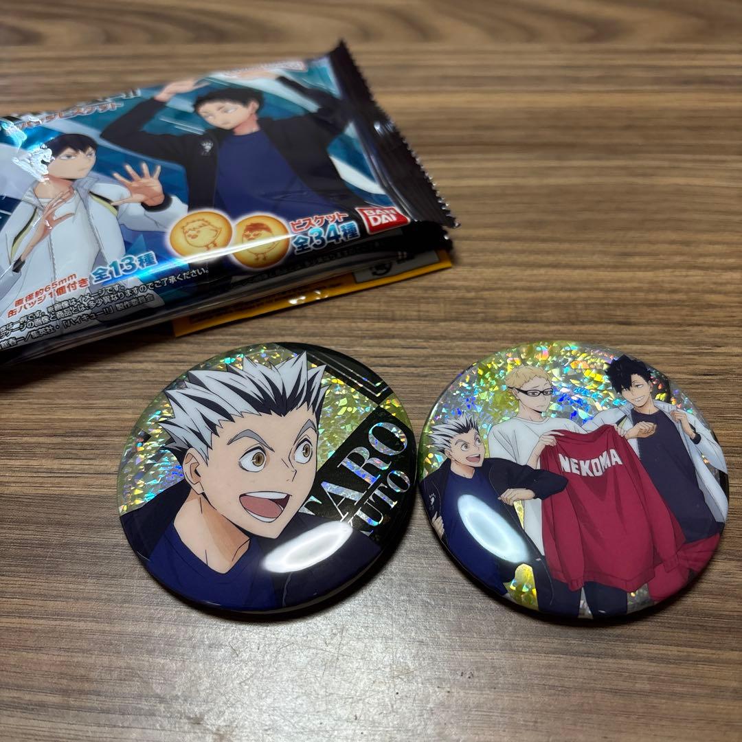 ハイキュー 缶バッジビスケット 木兎光太郎 - メルカリ