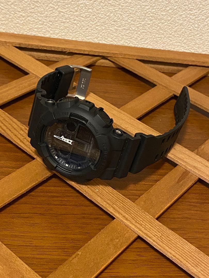 【 ベッカム着用G-SHOCKの電池新品 】 GA100 BLACK MODEL