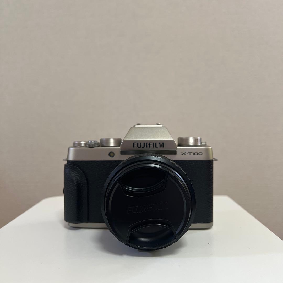 FUJIFILM X-T100 レンズキット [シャンパンゴールド] フジフイルム(FUJIFILM) X-T100 ボディ シャンパンゴールドの買取価格