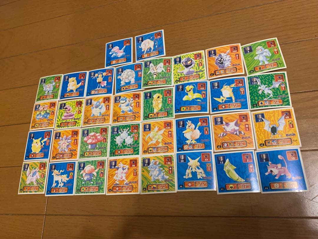 ポケモンシール烈伝 ポケモンシール アマダ 初期34枚