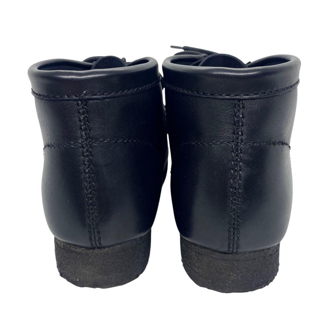 【美品】 Clarks クラークス　ワラビー 26.5cm モカシン 黒 レザー