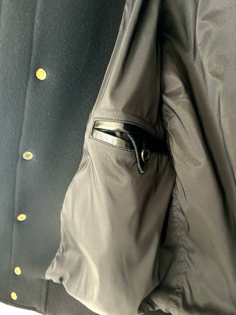 菅原靴店限定】EMMETI レザーカシミアスタジャン 48 - メルカリ