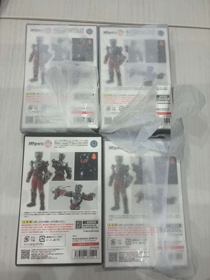 S.H.Figuarts（真骨彫製法）仮面ライダー龍騎　4個セット