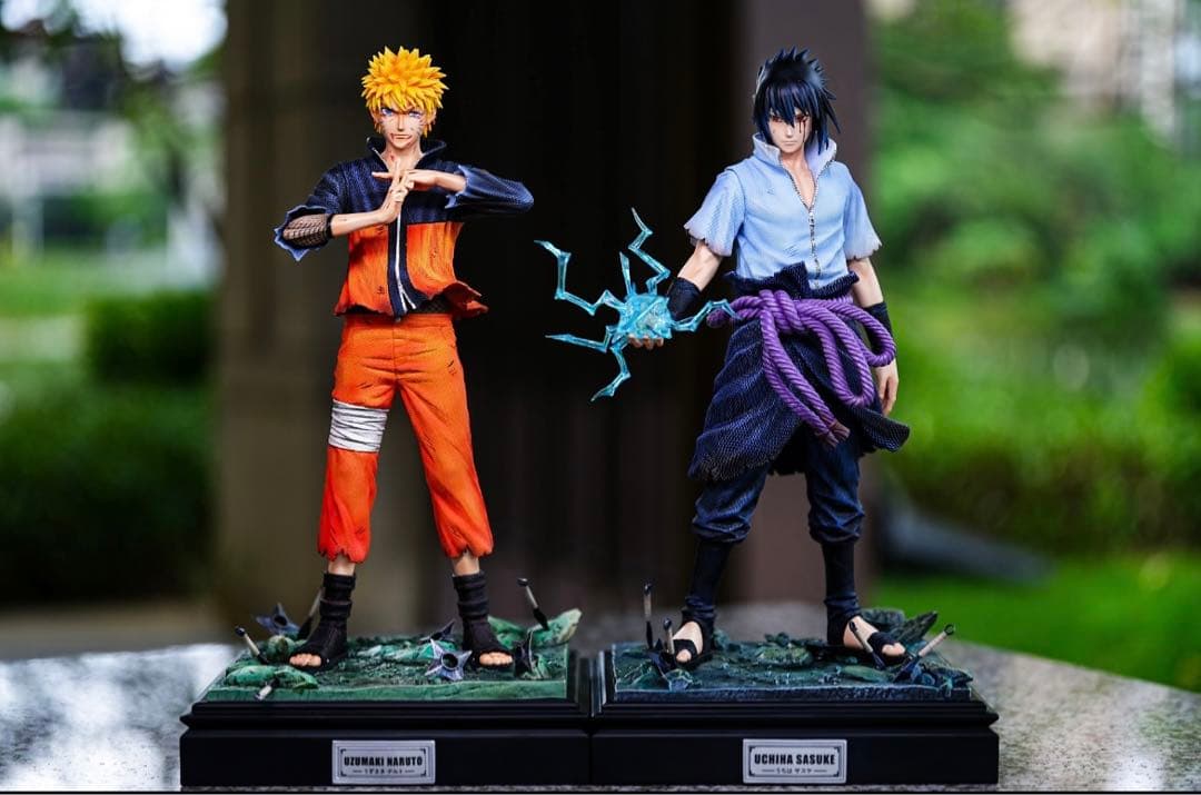 うずまき ナルト 佐助 サスケ ナルト NARUTO フィギュア ガレージキット ナルト うちはサスケ ガレージキット 塗装済み完成品 フィギュア 1/6