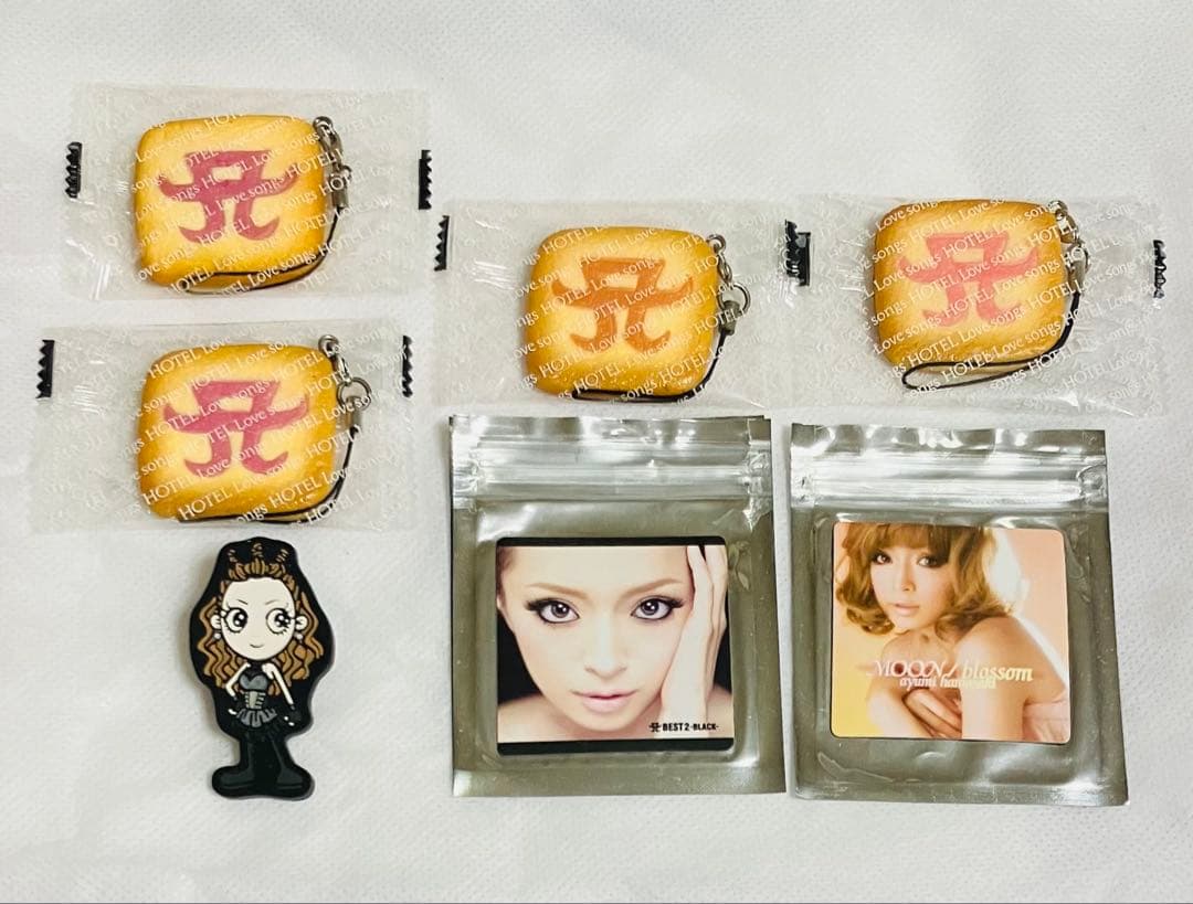 浜崎あゆみ クッキー型ストラップ マグネット クリップ 新品 Team Ayu