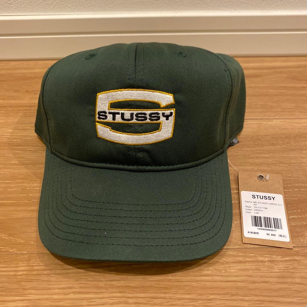 stussy large s cap green ステューシー　グリーン Mid-Depth Large S Snapback – Green | Headwear | Stüssy Japan