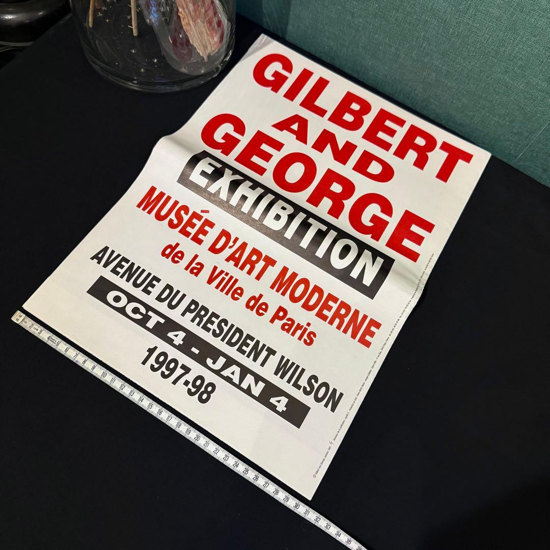 1997年発行 美品GILBERTANDGEORGEアート新聞 Agnès b.