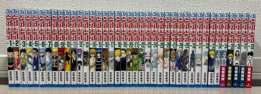 【既刊全巻】HUNTER×HUNTER 全38巻セット HUNTER×HUNTER ハンター×ハンター コミック 1-38巻セット (集英社
