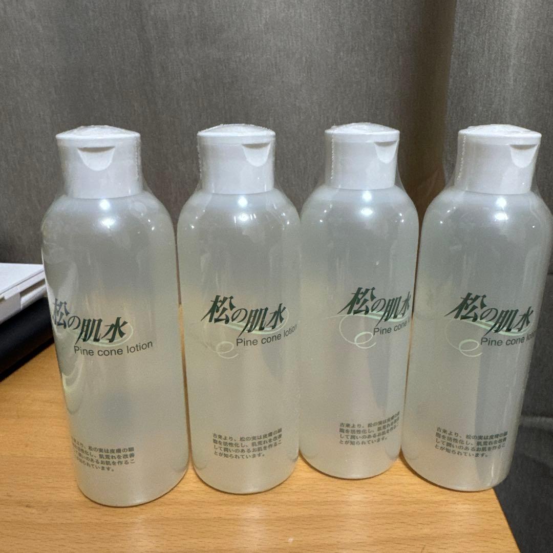 新品未開封✨松の肌水 4本セット 300ml 北麓草水】価格改定のお知らせ – 松山油脂オンラインストア