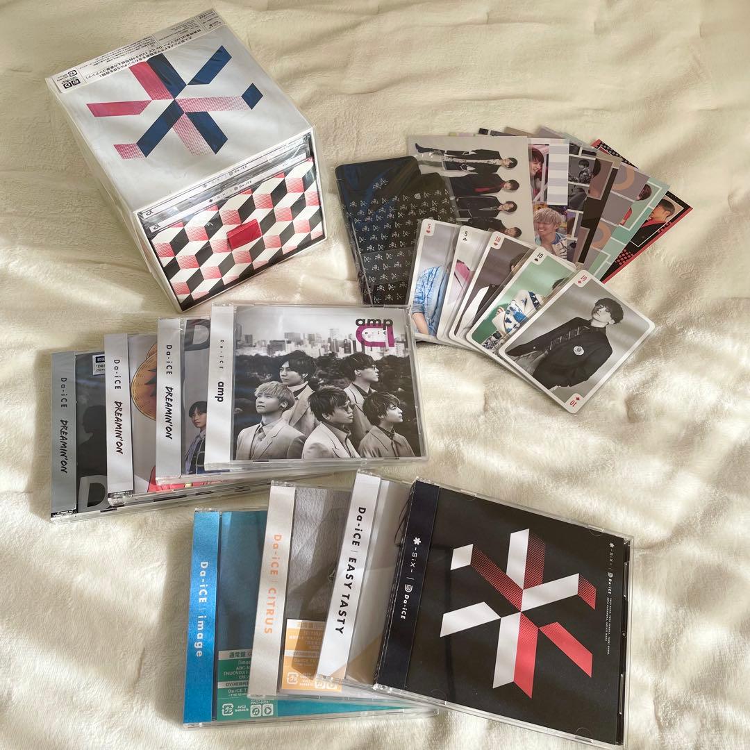 Da-iCE SiX 初回生産限定盤 スペシャル BOX トランプ ポストカード Da-iCE SiX 初回生産限定盤 スペシャル BOX トランプ ポストカード Da