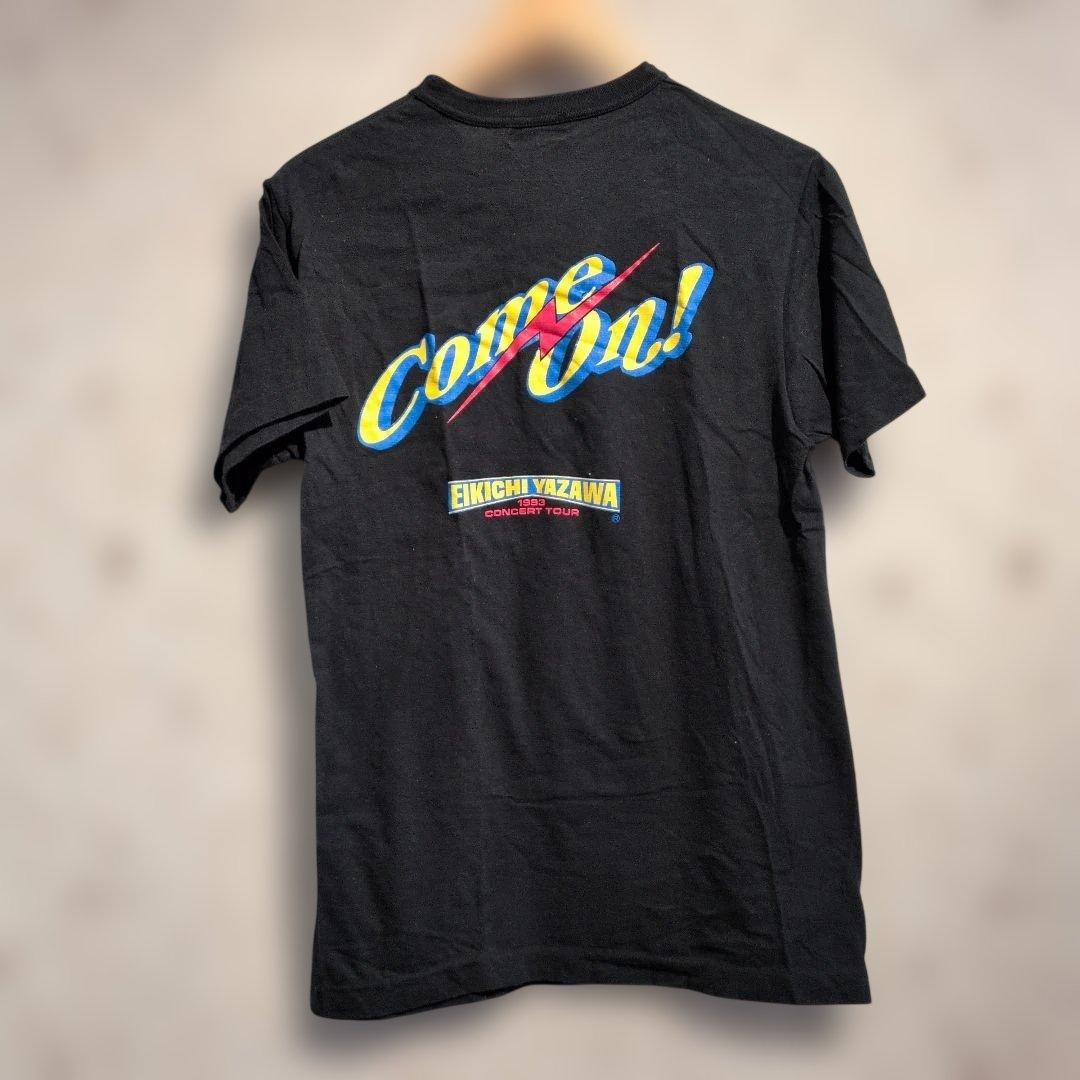 E.YAZAWA COME ON 1993 ツアーTシャツ 矢沢永吉 ブラック - メルカリ