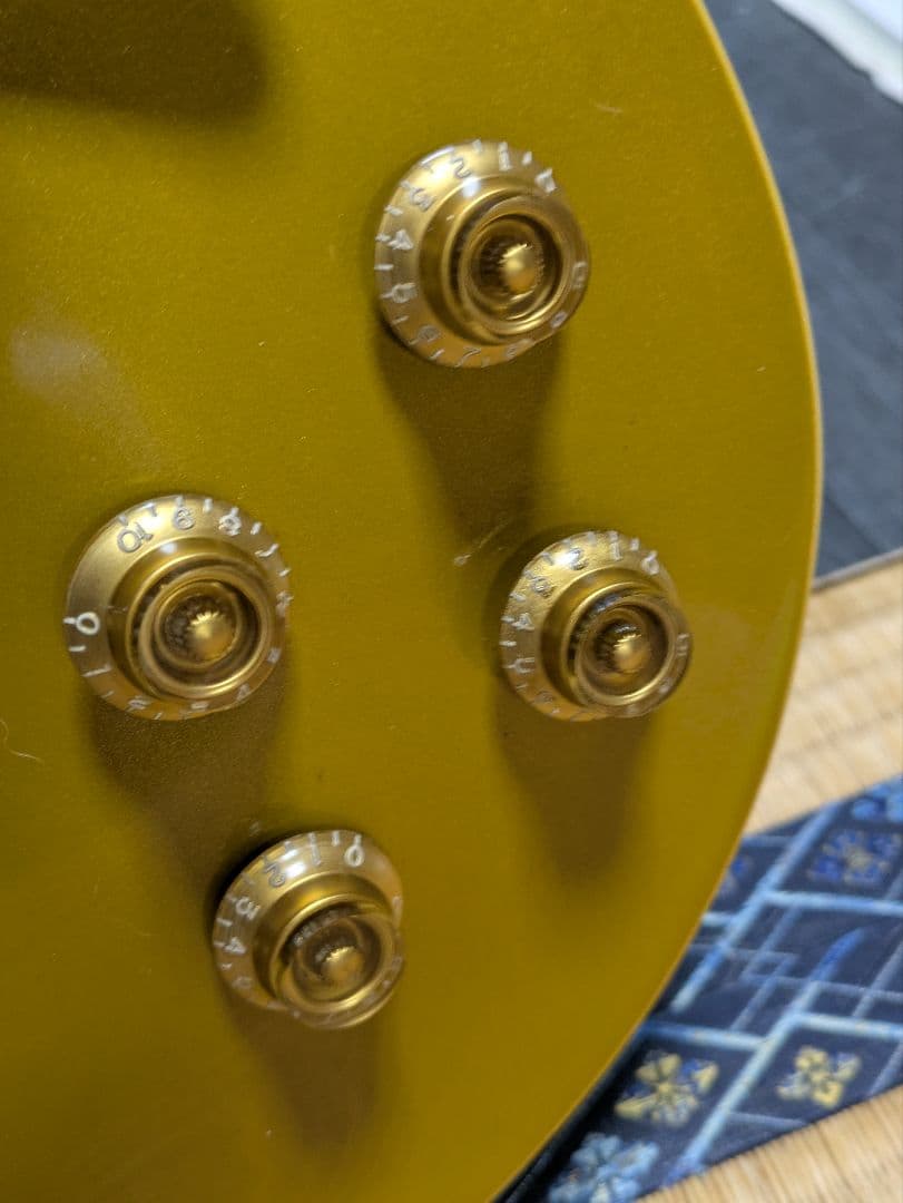 激レア ゴールドトップ レスポールエレキギター DH Vamp Co エピフォン