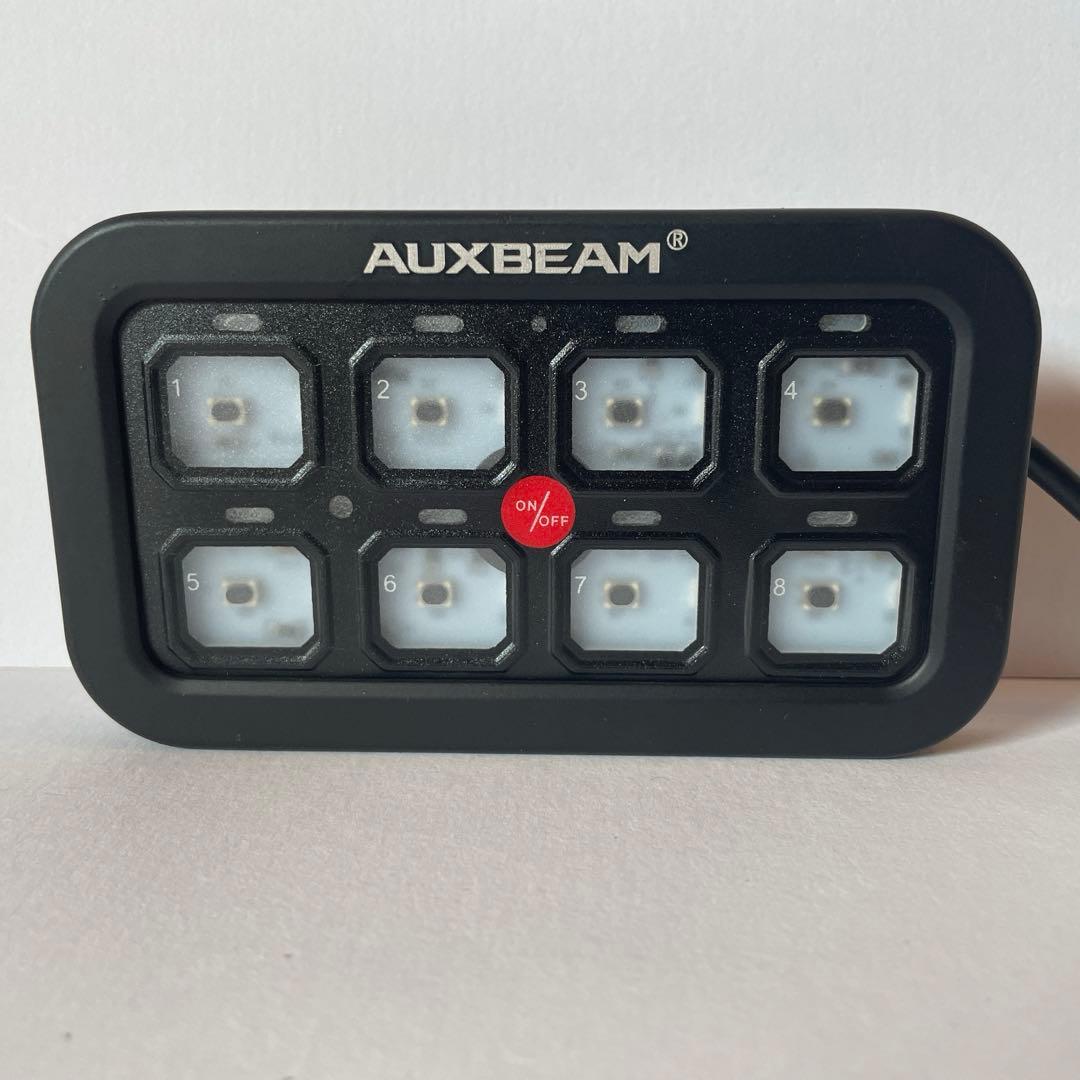 AUXBEAM スイッチパネル ブルー ワークライト 等に プラド