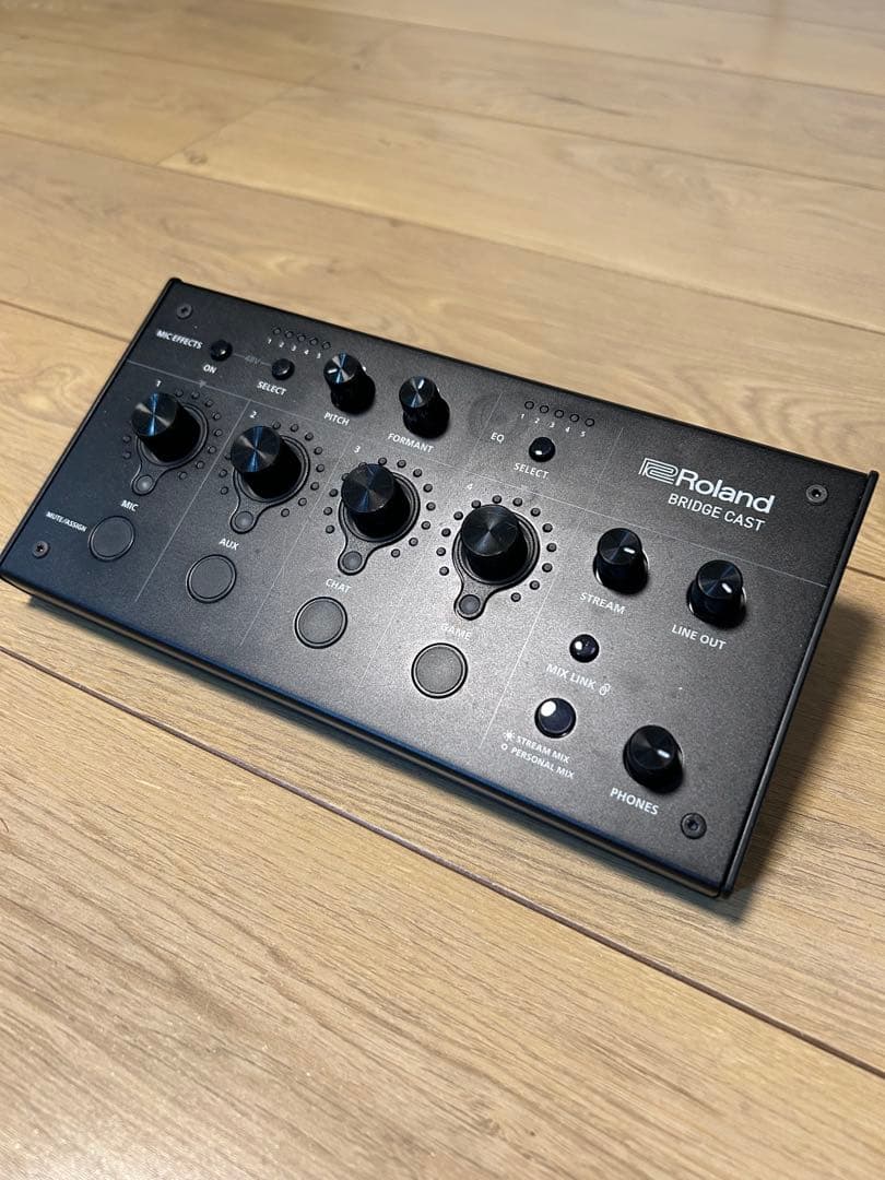 美品 Roland Bridge Cast ブラック Roland BRIDGE CAST X ゲーミング オーディオ ミクサー（黒） | パンダ
