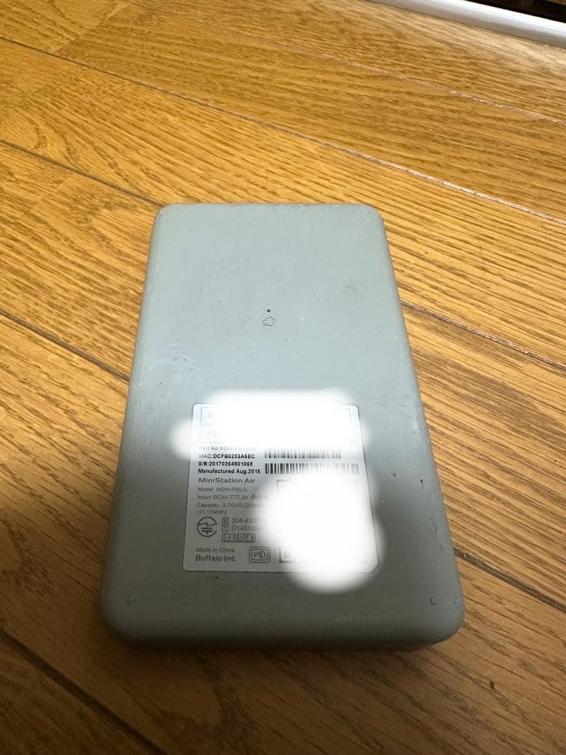 HDW-PD1.0U3 BUFFALO Wi-Fi接続ポータブルHDD ジャンク - メルカリ