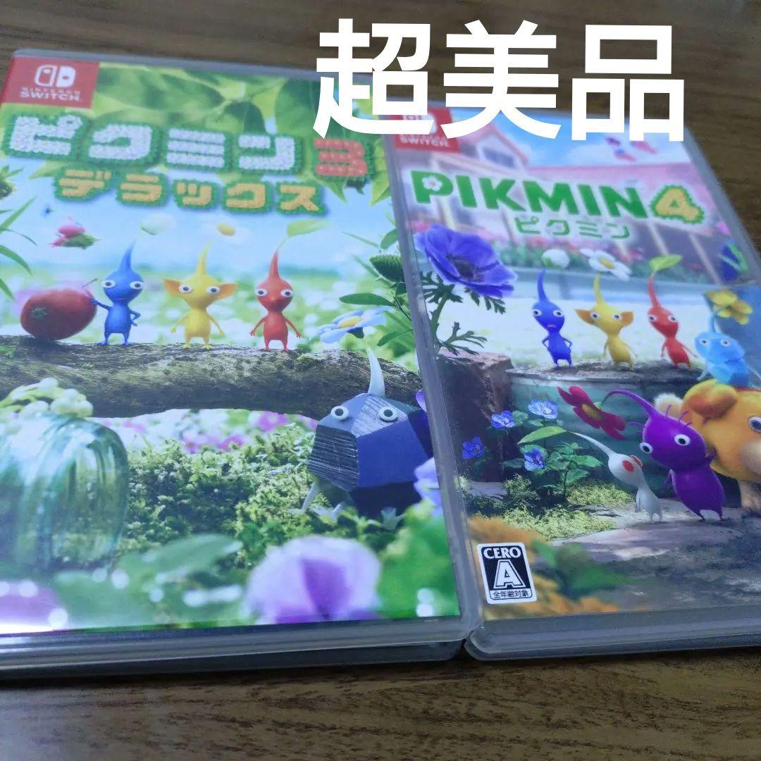 Switch】ピクミン3 デラックス & Pikmin 4 セット - メルカリ