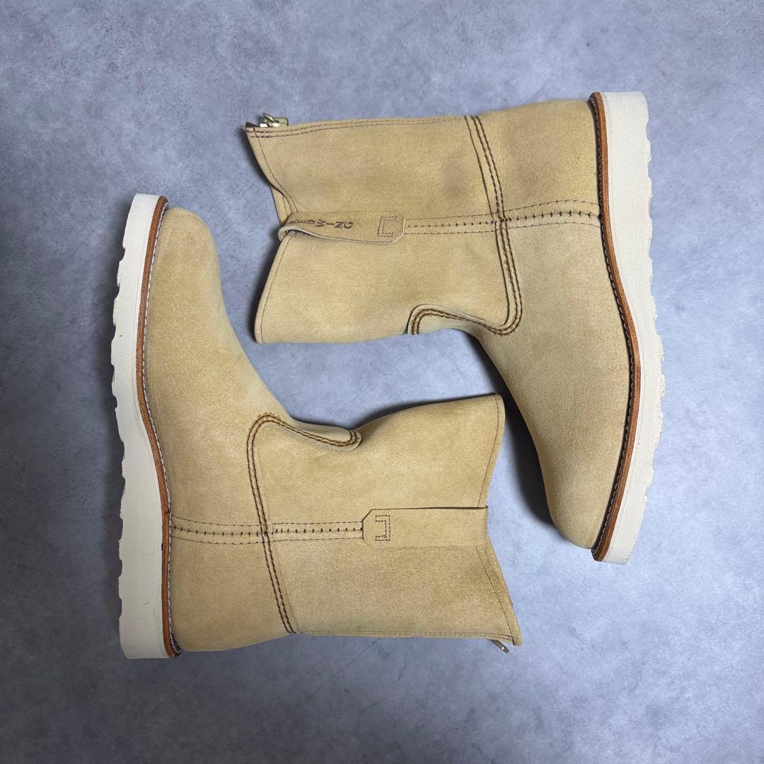 靴 HUMAN MADE x RED WING PECOS US9 \"BEIGE\"