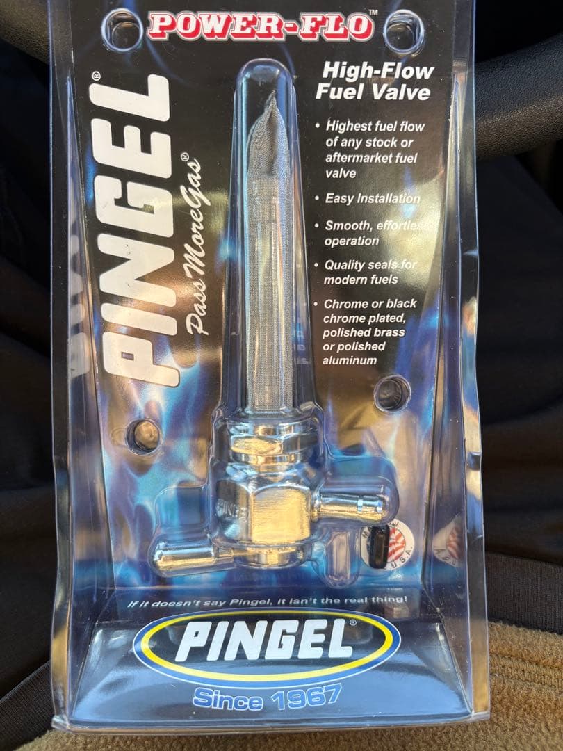 PINGEL ピンゲル 4311-CH 22mm 燃料コック Amazon.co.jp: Pingel 22mm 六角パワーフローペットコック - 90度