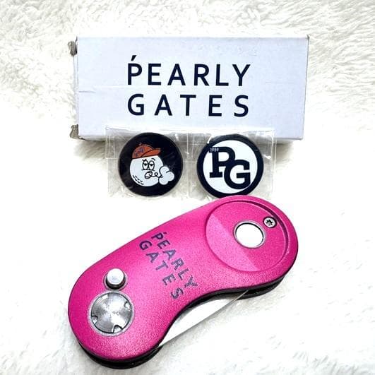 新品☆パーリーゲイツ☆フォーク＆マーカーセット☆ピンク【正規品】P