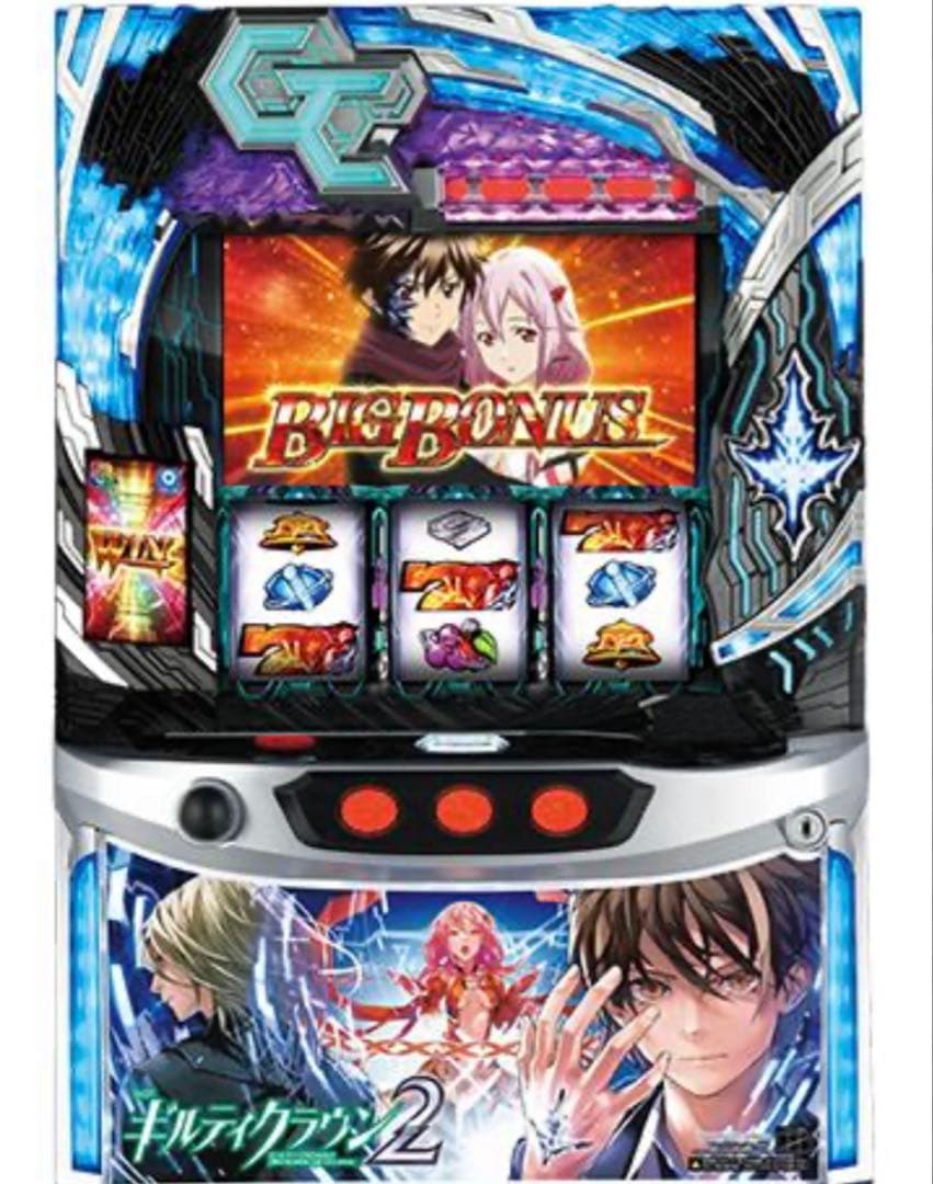 スマスロ　実機 税込 アクロス Ｌ／ギルティクラウン２／ＸＦ スマスロ遊技用ユニット取り付け済み Lギルティクラウン2 中古パチスロ