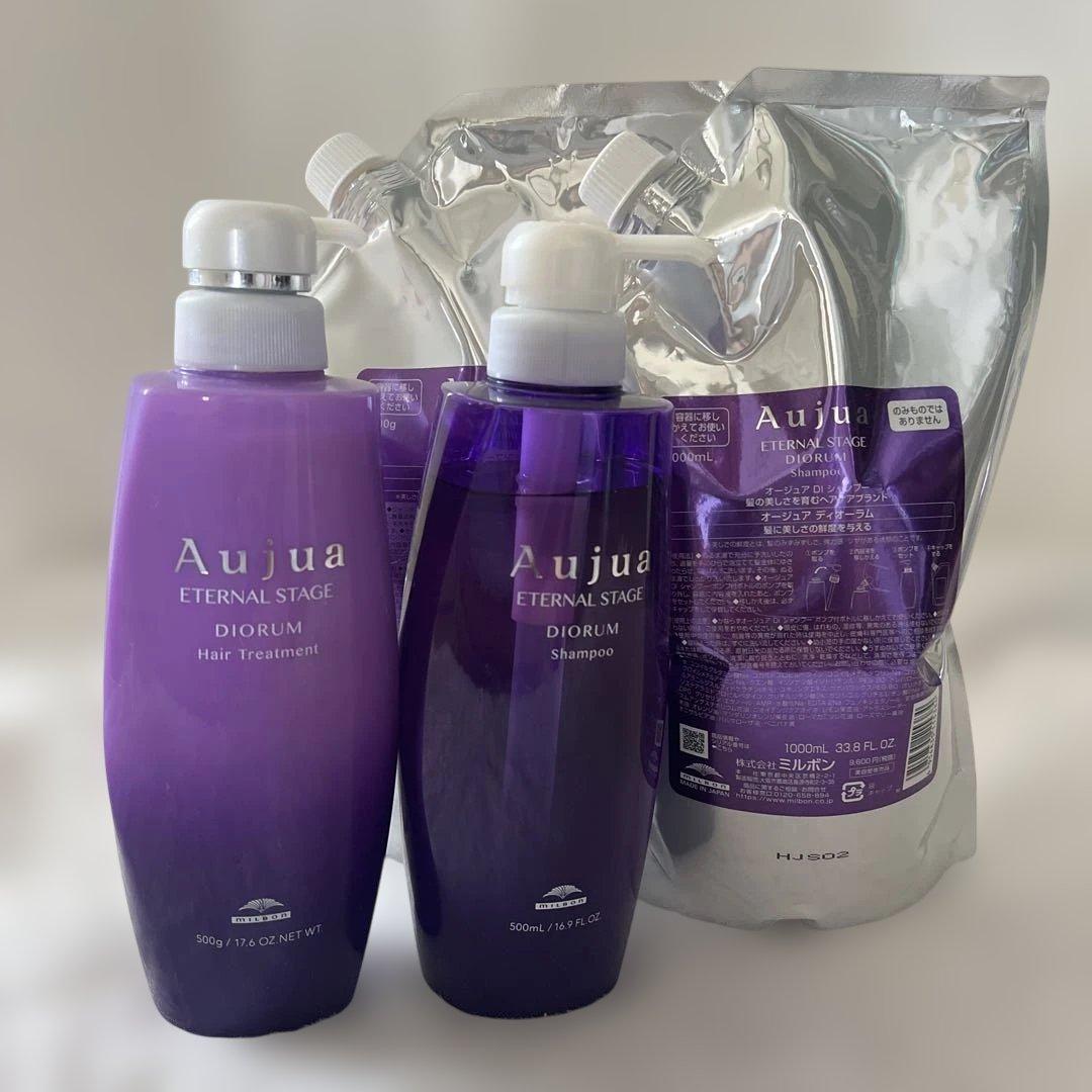 Aujua シャンプー トリートメント 500ml新品詰替1000mlセット Aujua 【正規品】 ミルボン オージュア アクアヴィア シャンプー