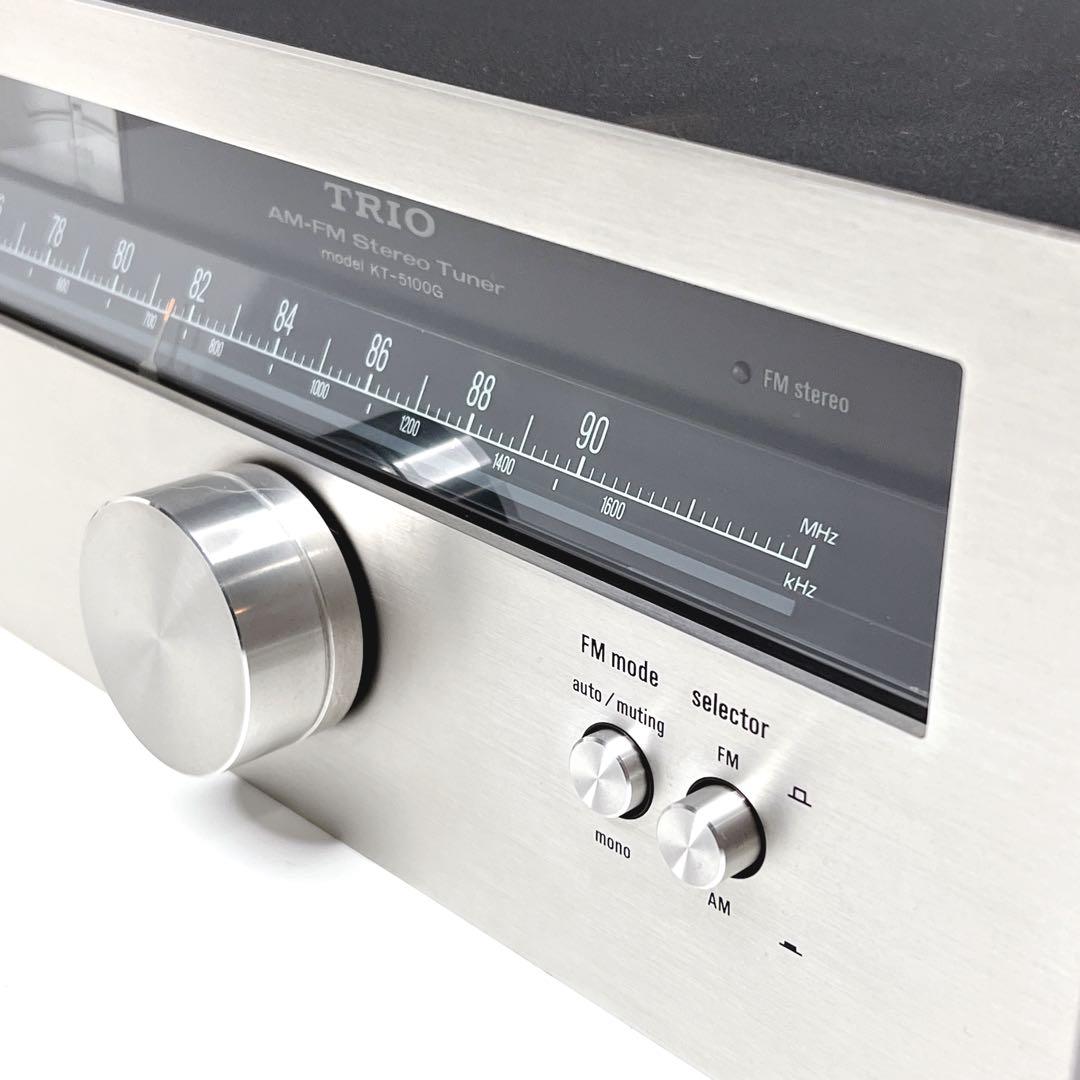 美品・動作品】 TRIO KT-5100G AM/FM ステレオチューナー
