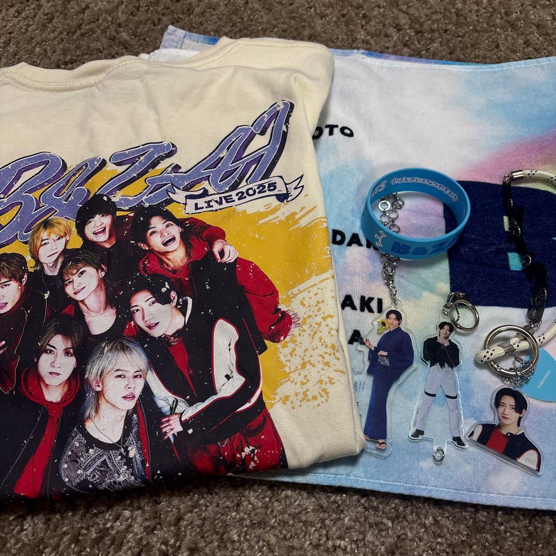 B&ZAI Tシャツ タオル ラバーバンド 川﨑星輝 キーホルダー バラ売り