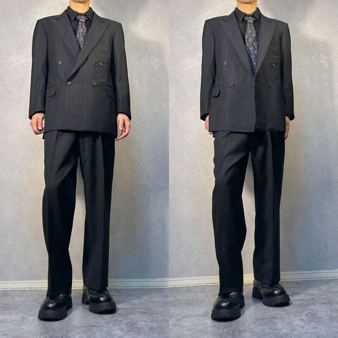 美品】Burberry セットアップ ダブル ダークネイビー - メルカリ