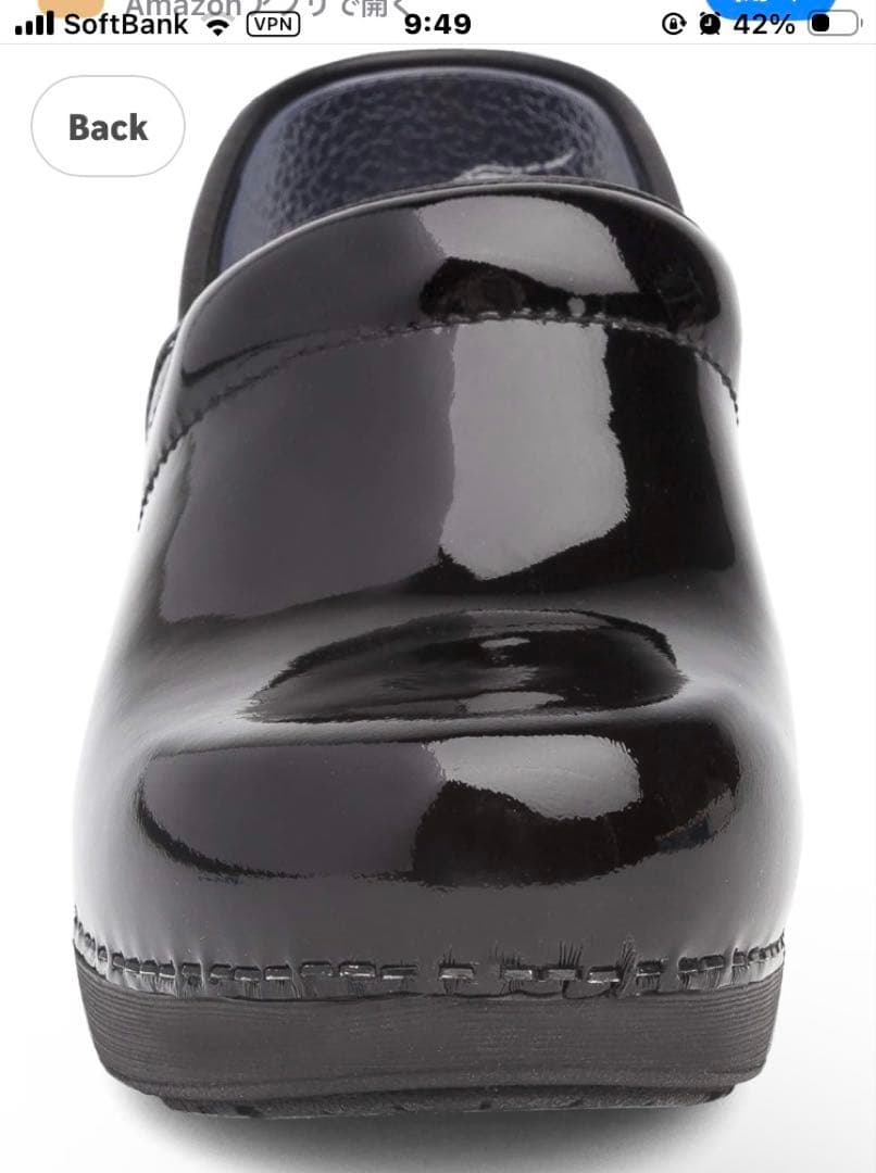 ダンスコ 36 ブラックサボサンダル TPUヒールカウンター - メルカリ