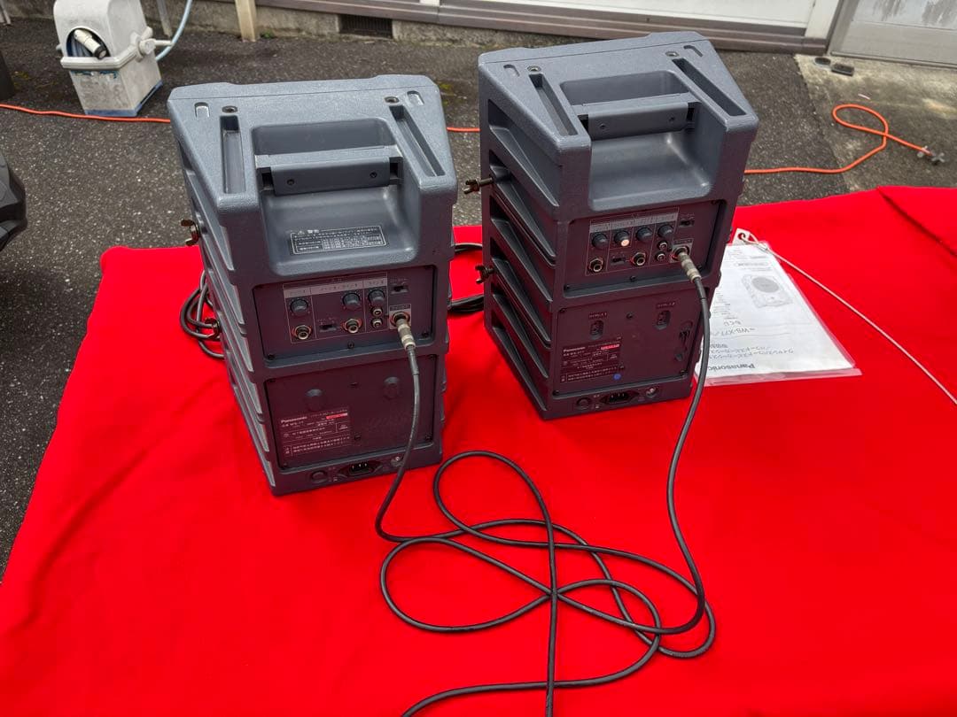 Panasonic WS-X77とWS -77 パワードスピーカー　セット