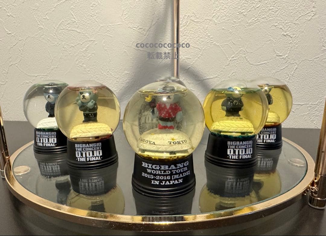 BIGBANG スノードーム まとめ売り コレクションケースつき