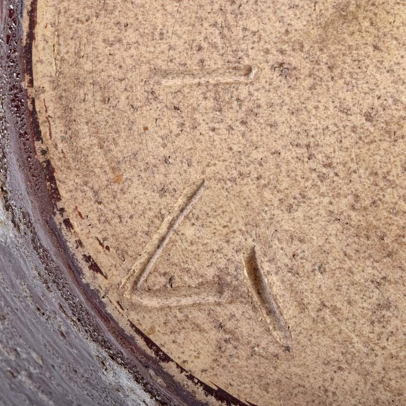 茶道具 加藤唐九郎（一ム斎）作 鼡志野算玉 水指 清水公照極め箱