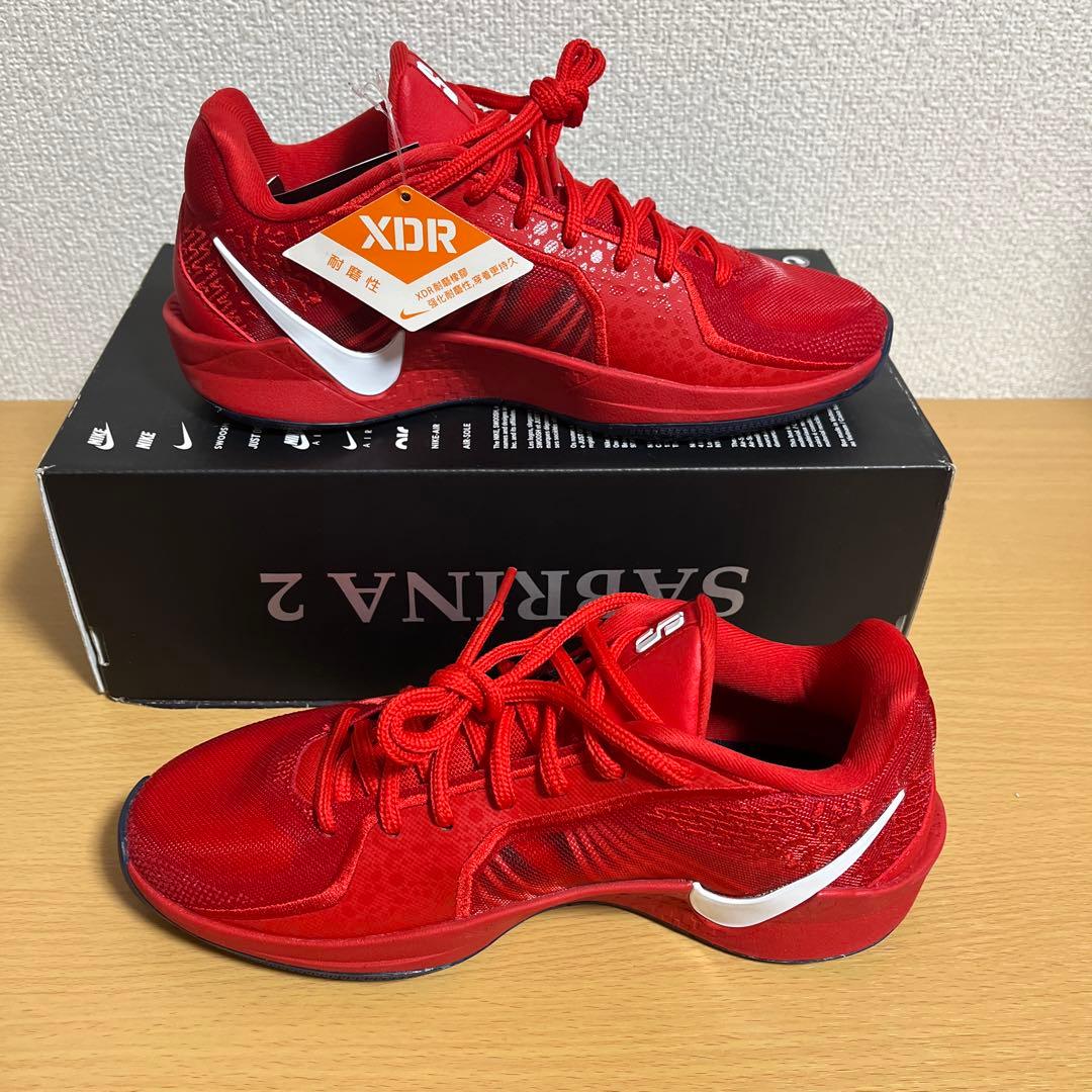 新品 SABRINA2 EP 赤 W 23.5cm