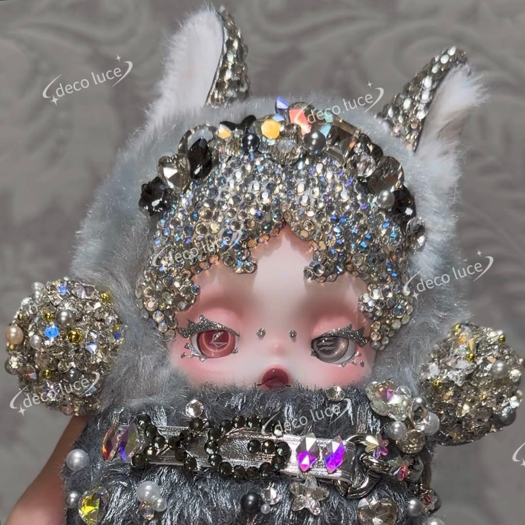 SKULLPANDA XG ぬいぐるみペンダント スカルパンダ スワロフスキー