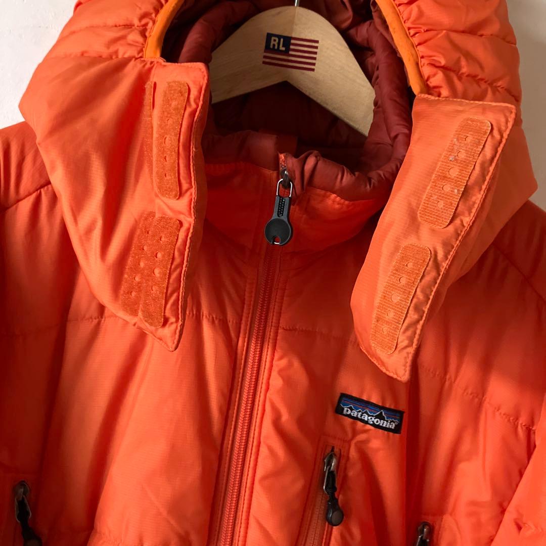 Patagonia パタゴニア パフジャケット オレンジLサイズ - メルカリ