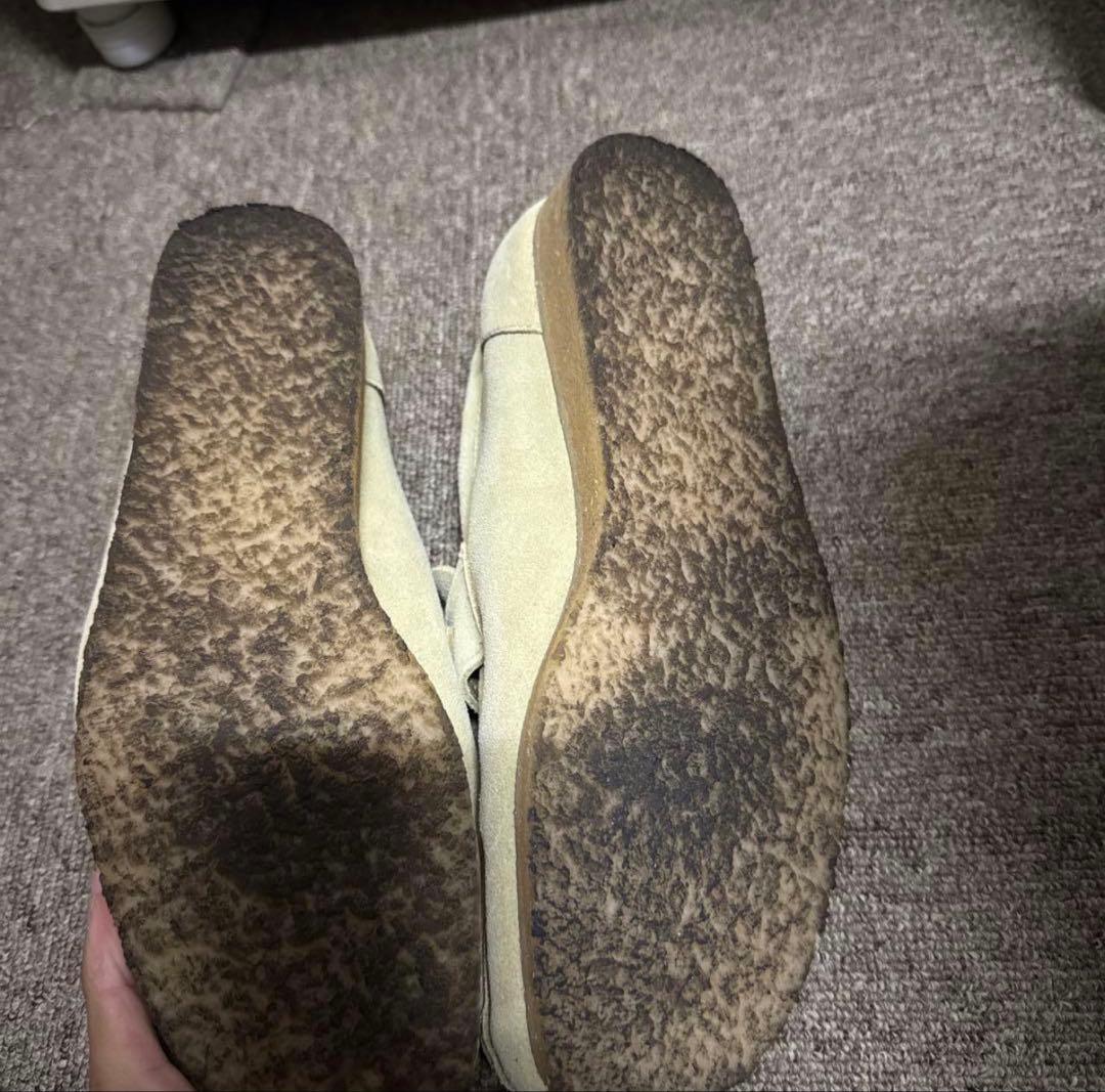CLARKS ローファー 27.5cm ベージュ　wallabee size8