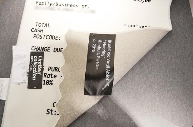 新品未開封 IKEAイケア MARKERADマルケラッド レシートラグ ホワイト