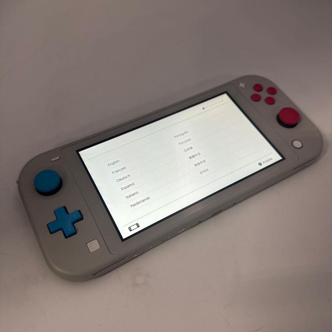 ④Nintendo Switch Lite グレー/青/赤　ポケモンカラー本体 Amazon.co.jp: 【整備済み品】 任天堂 Nintendo Switch Lite 本体