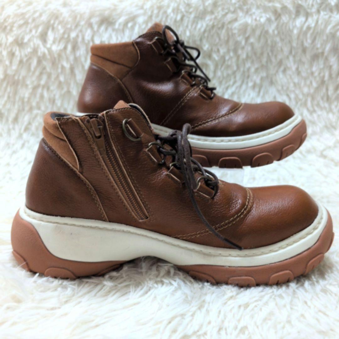 【極美品】リゲッタ カヌー アボット レースアップ サイドジップ 25.0cm