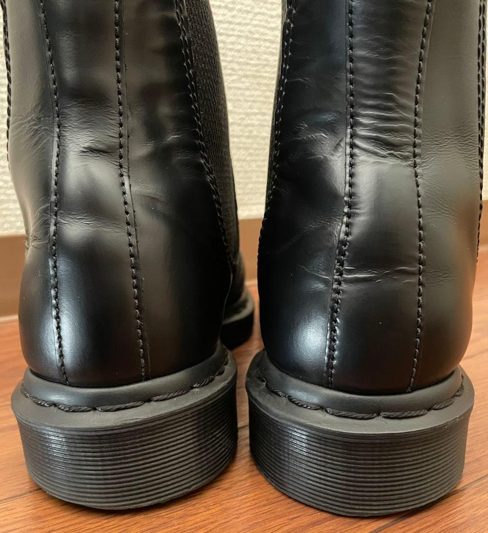 ドクターマーチン　サイドゴアブーツ　25.0cm　ブラック