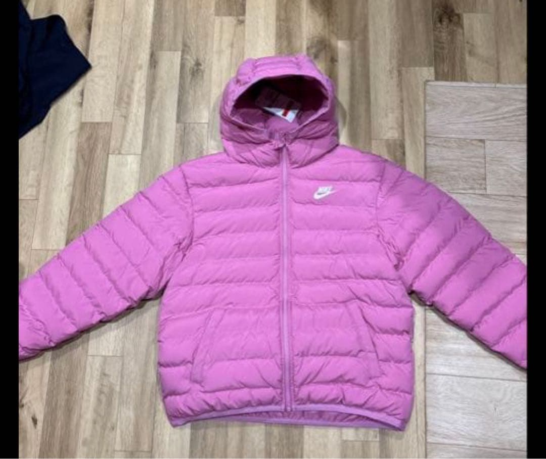 NIKEナイキ マイクロダウンアウターキッズサイズ 160cm Lサイズ ピンク