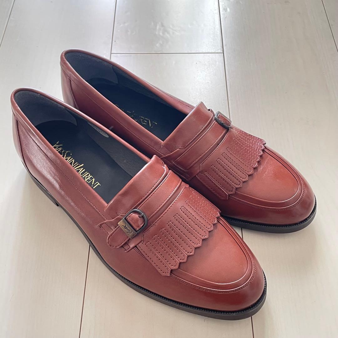 イヴ・サンローラン（Yves Saint Laurent）キルトローファー - メルカリ