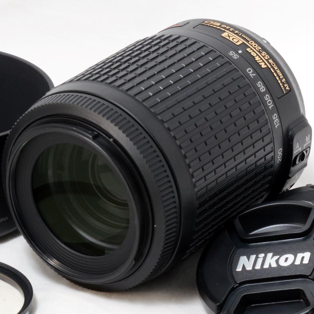 ⭐️美品⭐️Nikon AF-S 55-200mm F4-5.6G ED VR Amazon.com : Nikon 55-200mm f/4-5.6G ED IF AF-S DX VR [Vibration