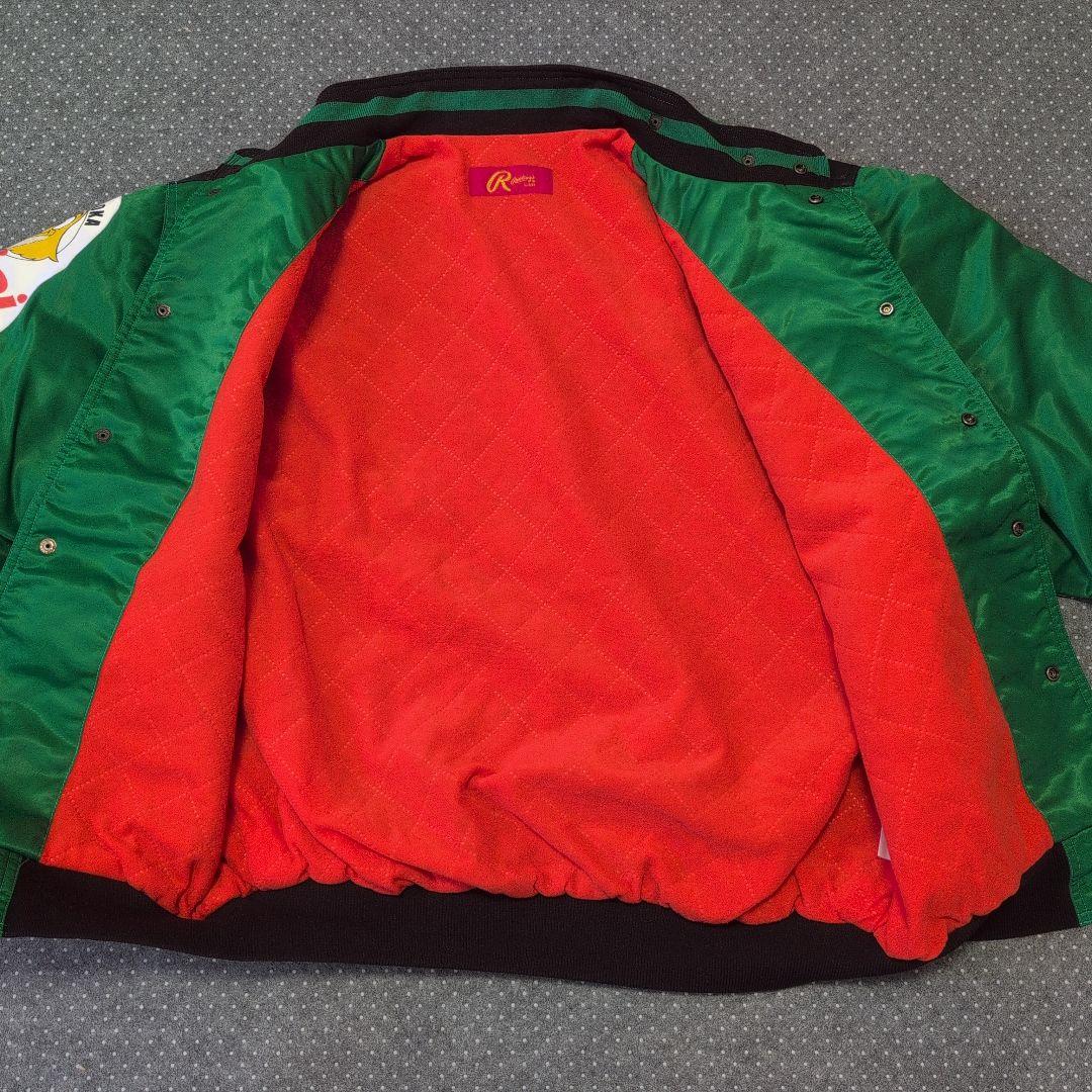 希少レア 福岡ダイエーホークス スタジャン 日本製 グリーン XL 美品の