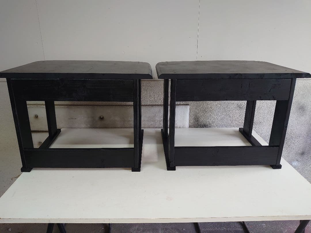 其の39】中古テーブルを加工するパチスロ実機を2台置く台（セパレート