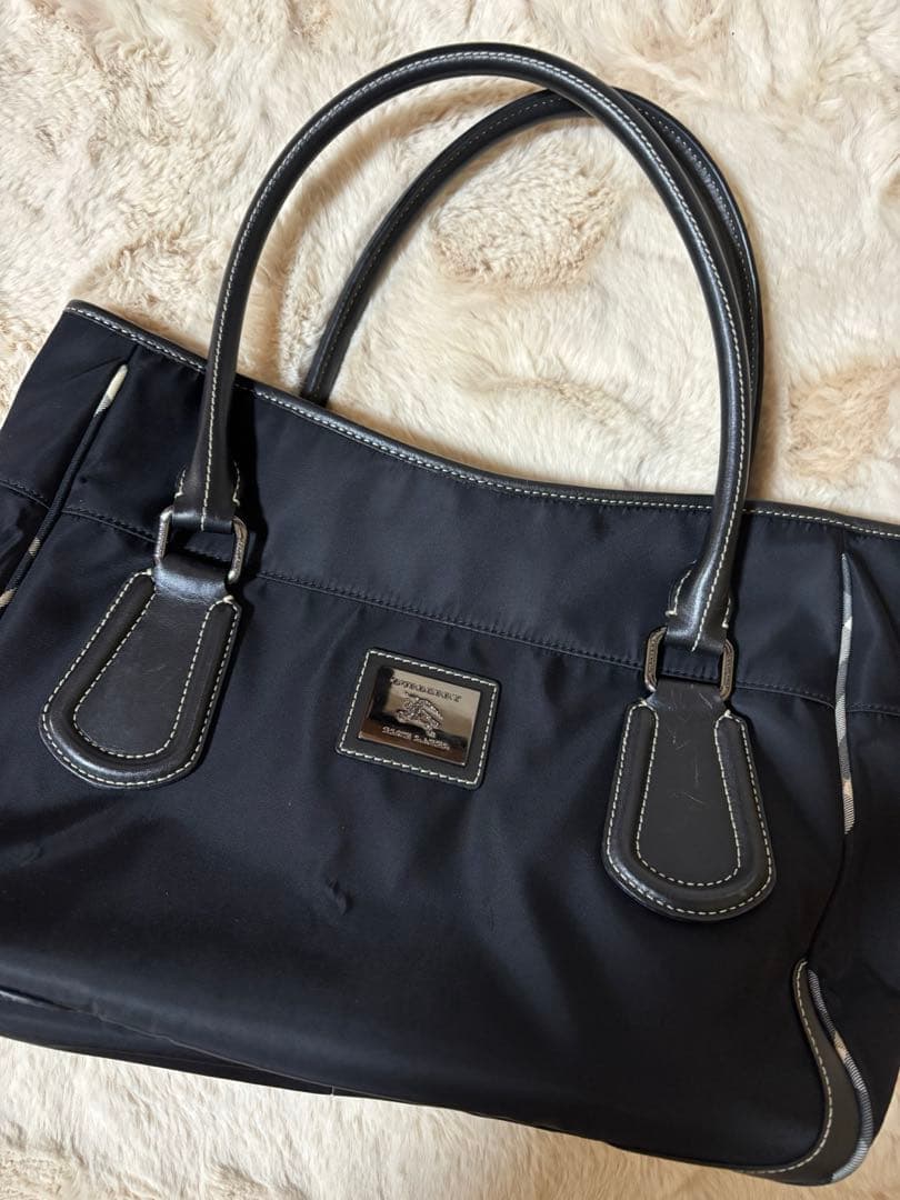 Burberry blue labelバッグ BURBERRY BLUE LABEL Nova Check Canvas & Leather Tote Hand Shoulder